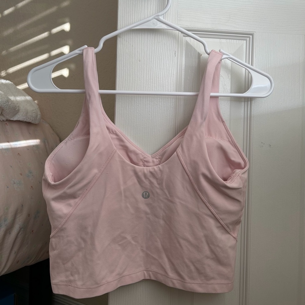 Lululemon Athletica Light Pink Crop Top